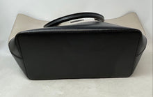 Load image into Gallery viewer, Kate Spade New York Womens Laurel Way Black Beige Leather Shoulder Tote Bag