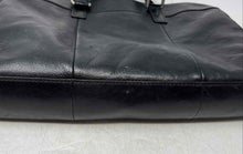 Load image into Gallery viewer, Fossil Unisex Mercer Black Leather Double Zipper Top Handles Laptop Bag