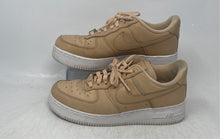 Load image into Gallery viewer, Nike Womens Air Force 1 Premium White Nude Lace-Up Sneaker Shoes Size 7.5