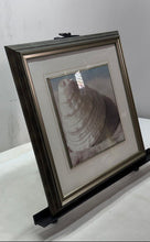 Load image into Gallery viewer, Classic Pearly Conical Spiral Seashell Framed Art Print Signed By Christine E.