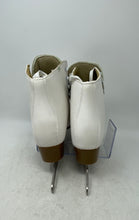 Load image into Gallery viewer, DBX Womens White Leather Lace-Up Ice Figure Skates Size 10 2/3