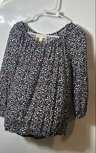 Load image into Gallery viewer, Michael Kors Womens Multicolor Printed Long Sleeve Round Neck Blouse Top Size S