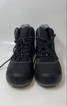 Load image into Gallery viewer, DRKA Mens Black Gray Water Resistant Steel Toe Work Boots Size EUR 42