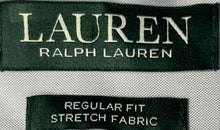 Load image into Gallery viewer, Lauren Ralph Lauren Mens Blue Long Sleeve Regular Fit Dress Shirt Size M