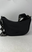 Load image into Gallery viewer, DKNY Womens Black Pebbled Leather Adjustable Strap Crossbody Bag