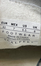 Load image into Gallery viewer, Scalpers Mens Henry White Leather Low Top Lace-Up Sneaker Shoes Size 8.5