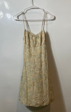 Load image into Gallery viewer, H&M Womens Multicolor Floral Sleeveless Back Cut Out A-Line Dress Size S
