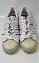 Load image into Gallery viewer, Adidas Mens Superstar 80s DB2569 White Red Leather Sneakers Shoes Size 12.5