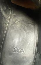 Load image into Gallery viewer, Hugo Boss Mens Black Leather Square Toe Lace-Up Oxford Dress Shoes Size 11