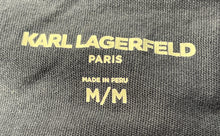 Load image into Gallery viewer, Karl Lagerfeld Mens Blue Cotton Short Sleeve Pullover T-Shirt Size M Auth