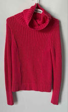Load image into Gallery viewer, Banana Republic Womens Pink Alpaca Chunky Turtleneck Pullover Sweater Size XS