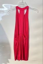 Load image into Gallery viewer, Zara Womens Pink Regular Fit Round Neck Racerback Pullover Tank Dress Size M