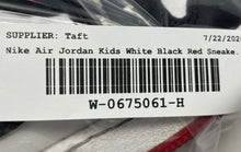 Load image into Gallery viewer, Nike Kids Air Jordan 1 Mid DQ8423-106 White Black Red Sneaker Shoes Size 4Y