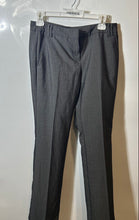Load image into Gallery viewer, New York & Company Womens Gray Flat Front Stretch Straight Leg Dress Pants Sz 2