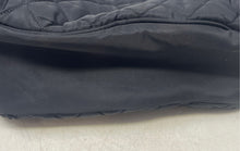 Load image into Gallery viewer, Storksak Womens Poppy Black Quilted Inner Pockets Top Handle Diaper Tote Bag
