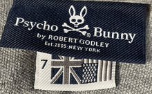 Load image into Gallery viewer, Psycho Bunny Mens Gray Heather Pima Cotton Short Sleeve Polo Shirt Size 7