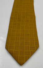 Load image into Gallery viewer, Salvatore Ferragamo Mens Yellow Geometric Print Silk Designer Tie Made In Italy