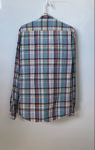 Load image into Gallery viewer, Banana Republic Mens Multicolor Plaid Cotton Slim Fit Button-Up Shirt Sz XL Tall