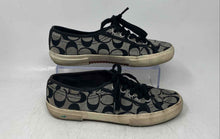 Load image into Gallery viewer, Coach Womens Kalyn A3851 Brown Black Lace-Up Low Top Sneaker Shoes Size 6.5B