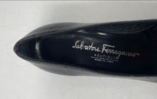 Load image into Gallery viewer, Authentic Salvatore Ferragamo Womens Black Pump Heels Size 4.5 Damaged Worn