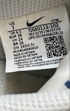 Load image into Gallery viewer, Nike Womens Court Vision Alta DM0113-102 White Blue Leather Sneaker Shoes Size 7