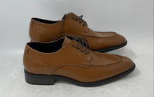 Load image into Gallery viewer, Nordstrom Rack Mens Brown Leather Lace-Up Almond Toe Derby Dress Shoes Size 8M