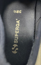 Load image into Gallery viewer, Superga Womens 2750 Navy Blue Lace-Up Low Top Sneaker Shoes Size 39.5