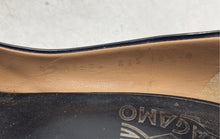 Load image into Gallery viewer, Authentic Salvatore Ferragamo Womens Black Wedge Pump Heels Size 10.5B Damaged