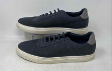Load image into Gallery viewer, Nordstrom Rack Mens Dark Blue Faux Leather Slip-On Low Top Sneakers Shoes Sz 12M
