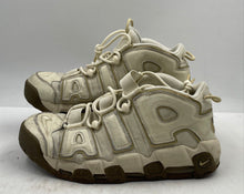 Load image into Gallery viewer, Authentic Nike Mens Air More Uptempo Cream Sneaker Shoes Size 10.5 Damaged