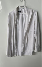 Load image into Gallery viewer, Hugo Boss Mens White Long Sleeve Regular Fit Collared Button-Up Shirt Size Large