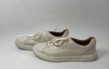 Load image into Gallery viewer, Clarks Mens Un Costa White Leather Low Top Lace-Up Sneaker Shoes Size 9.5M