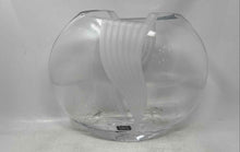 Load image into Gallery viewer, Mikasa Clear Glass Glossy Finish Art Deco Curtain Cirrus Decorative Vase