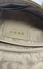 Load image into Gallery viewer, DKNY Womens Beige Snake Print Leather Solly Belt Adjustable Strap Fanny Pack Bag