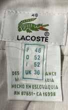 Load image into Gallery viewer, Lacoste Mens Brown Corduroy Slash Pockets Pleated Wide-Leg Ankle Pants Size 46
