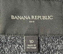 Load image into Gallery viewer, Banana Republic Womens Black Regular-Fit Long Sleeve Full-Zip Jacket Size 10