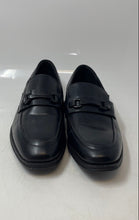 Load image into Gallery viewer, Restoration Boys Milo Black Faux Leather Horse Bit Loafer Dress Shoes Size 6 M