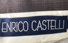 Load image into Gallery viewer, Enrico Castelli Mens Dark Gray Slash Pockets Belt Loops Dress Pants Size 39