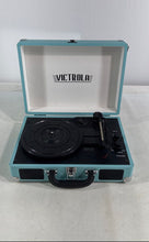 Load image into Gallery viewer, Victrola VSC-550BT Blue Bluetooth Turntable Record Player w/ 3 Speed Not Tested