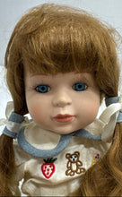 Load image into Gallery viewer, Blonde Hair Blue Eye Collectible Girl Porcelain Doll With Outfit