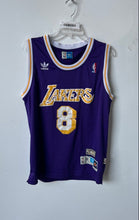 Load image into Gallery viewer, Vintage Adidas Mens Purple NBA Los Angeles Lakers Kobe Bryant #8 Jersey Size S