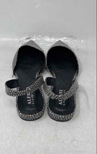 Load image into Gallery viewer, Alfani Womens Ryann Black White Animal Print Pointed Toe Slingback Flats Size 8M
