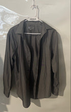 Load image into Gallery viewer, Edwards Mens Gray Regular Fit Long Sleeve Collared Button-Up Shirt Size M333