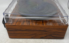 Load image into Gallery viewer, Udreamer Brown Black Vinyl Record Player Bluetooth Turntable Not Tested