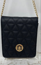 Load image into Gallery viewer, Unbranded Womens Black Leather Chain Strap Shoulder Crossbody Handbag