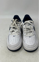Load image into Gallery viewer, Nike Kids Air Force 1 FV5948-104 White Blue Lace-Up Sneaker Shoes Size 2Y