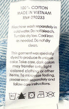 Load image into Gallery viewer, Pacsun Womens Blue Denim Pockets Light Wash Raw Hem Wide Leg Jeans Size 25