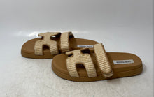 Load image into Gallery viewer, Steve Madden Womens Mayven Brown Open Toe Double Strap Slide Sandals Size 8