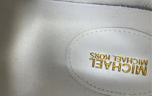 Load image into Gallery viewer, Michael Kors Womens Colby White Embossed Monogram Lace-Up Sneakers Shoes Size 9M