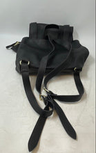 Load image into Gallery viewer, Steve Madden Womens Black Gold Pebble Leather Adjustable Strap Backpack